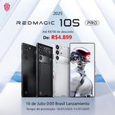 Imagem da oferta REDMAGIC 10S Pro Celular Gamer Smartphone 5G 12 /16/24GB + 256/512GB/1TB Dual SIM Bateria 6500mAh/7050mAh