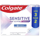 Imagem da oferta Colgate Creme dental para dentes sensíveis Sensitive Pro Alivio Imediato Original para alívio imediato* da sensibilida