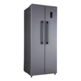 Imagem da oferta Geladeira Refrigerador HQ Frost Free Side By Side 460 Litros Cinza HQ-460SBSFF