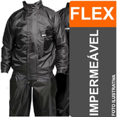 Imagem da oferta Dê uma olhada em Capa de Chuva Conjunto para Motoqueiro material Flex Impermeável por R$59,80 Compre na Shopee agora!