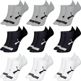 Imagem da oferta Kit 9 Pares Meias Puma Sapatilha Algodão Cano Baixo Meia Soquete Adulto Masculino Feminino Original - Meia - Magazine I