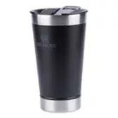 Imagem da oferta Copo Térmico Cerveja Com Tampa Stanley Original Preto 473ml