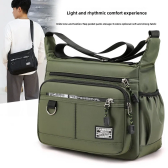 Imagem da oferta Bolsa de ombro grande Design oxford masculina casual crossbody