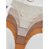 Imagem da oferta Kit 5 Calcinha Sem Costura Corte a Laser