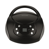 Imagem da oferta Caixa de Som Boombox com CD Player Multilaser 20W AUX/USB/FM - Sp337