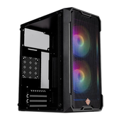 Imagem da oferta Gabinete Gamer TGT Jester Mid Tower Lateral De Vidro Com 2 Fans