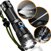 Imagem da oferta Lanterna Tática Mais Forte Do Mundo T9 Potente Led Cree Usb