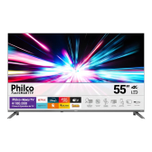 Imagem da oferta Smart Tv 55'' Philco 4k Uhd Led Roku Tv Dolby Áudio P55cra