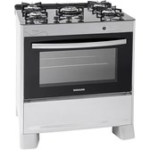 Imagem da oferta SUGGAR FOGÃO NEO GLASS PRATA MESA DE VIDRO 5 BOCAS TREMPE 6 APOIOS ACENDIMENTO AUTOMÁTICO FGVNG510PRIX