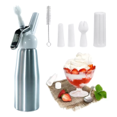 Imagem da oferta Garrafa Sifão SIFG-001 Chantilly Gourmet Profissional 500ml 3 Bicos Haüskraft