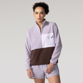 Imagem da oferta Blusão Feminino ASICS Meio Zíper Casual - G e GG