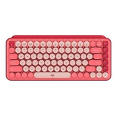 Imagem da oferta Teclado Mecânico Sem Fio Logitech POP Keys Switch Brown Bluetooth Teclas Emoji Personalizáveis USB Rosa Heartbreaker