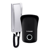 Imagem da oferta Porteiro Eletrônico Residencial Interfone Beltempo Bt-700 Cor Branco E Preto