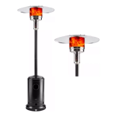 Imagem da oferta Aquecedor Chapéu Á Gás Preto Ambiente Externo Chamonix