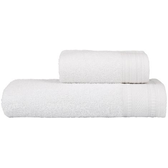 Imagem da oferta Jogo de Toalhas de Banho Atlântica 100% Algodão Lagos nos Filmes Off White 2 Peças - Jogo de Toalhas