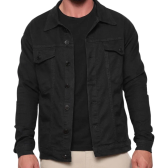 Imagem da oferta Jaqueta Masculina Sarja Jeans Slim Cores Clássicas Premium