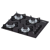 Imagem da oferta Cooktop GLP Chamalux 4 Bocas Preto 44 Bivolt