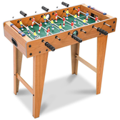 Imagem da oferta Botahan Pebolim Jogo de Futebol de Mesa 69*35*61.5CM Marrom 18 Jogadores Madeira e Aço Portátil Completo Mesa de Pebol