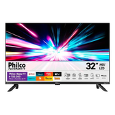 Imagem da oferta Smart Tv Philco 32" HD DLED ROKU TV Bivolt Alexa PTV32G7