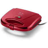 Imagem da oferta Sanduicheira e Mini Grill Multilaser Gourmet 127V 750W Vermelha - CE148