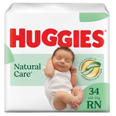 Imagem da oferta Huggies Fralda Premium Natural Care RN 34 Un (Embalagem pode variar)