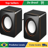 Imagem da oferta Caixa Caixinha Som Portátil 3w Usb P2 Pc Notebook Celular Conveniente ENVIO RAPIDO PARA TODO O BRASIL
