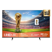 Imagem da oferta Smart TV 75 4K Hisense 75A6NV DLED DTS VirtualX Vidaa U9 - 75A6NV