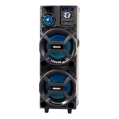 Imagem da oferta Torre Som Usb Bluetooth Amvox Aca1402 Titan Black Woffer10 Cor Preto 110V/220V