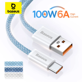 Imagem da oferta Cabo Baseus 100W USB A para USB C USB-C PD Cabo de carregamento rápido