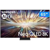 Imagem da oferta Smart TV 65" 8K Neo QLED Samsung AI TV QN65QN800 VA 120Hz Wi-Fi Alexa 4 HDMI 3USB - QN65QN800DGXZD