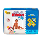 Imagem da oferta Fralda Turma da Mônica Baby Mega Tamanho XXG 36 Unidades Descartáveis