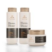 Imagem da oferta Kit Shampoo Condicionador e Máscara Lumina Força e Reparação Molecular (3 produtos) Promoção