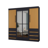Imagem da oferta Guarda-roupa Casal com Espelho 4 Portas 6 Gavetas Araplac Sofia