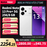 Imagem da oferta Xiaomi Redmi Note 13 Pro+ 5G 512GB ROM / 12GB RAM Versão Global | Smartphone 5G ROM Global Câmera 200MP Carregad
