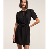 Imagem da oferta Vestido em Airflow com Abotoamento e Amarração na Cintura Tam PP