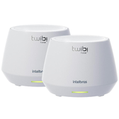 Imagem da oferta Conjunto Roteador Mesh Wifi 6 Intelbras Twibi Force Ax Nfe