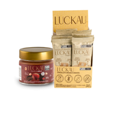Imagem da oferta Kit - Display de Barras de Chocolate Branco com Cookies de 20g + Creme de Avelã de 160g - 400g total