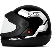 Imagem da oferta CAPACETE FECHADO PRO TORK SPORT MOTO 788 PRETO - BRANCO TAM 58