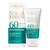 Imagem da oferta Protetor Solar Facial Antioleosidade FPS60 Controle de Oleosidade por 12h Efeito Matte Sem Cor Solar Expertise L'Orea