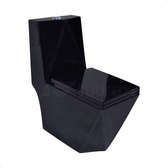 Imagem da oferta Vaso Sanitário Monobloco Completo Caixa Acoplada Privada Preto modelo Diamante Tubrax
