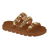 Imagem da oferta Sandália Casual Feminina Com Tachinhas Vizzano