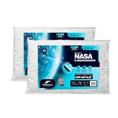 Imagem da oferta Kit 2 peças Travesseiro Nasa Up 3 para fronhas 50x70 cm Fibrasca