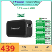 Imagem da oferta Caixa de Som Tronsmart Force Max 80W Bluetooth 5.0 IPX6 à prova d'água
