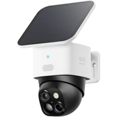 Imagem da oferta eufy Câmera S340 por anker dupla Câmera De Segurança Wi-Fi Externa 360º Solar Sem Fio Até 4K Trabalha com Alexa Sem