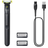 Imagem da oferta Aparador De Pelos Philips Oneblade Qp142410 Na Cor Cinza Chumbo