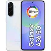 Imagem da oferta Celular Samsung Galaxy A36 5G 128GB 6GB RAM Câmera 50MP IP67 Super AMOLED 6.7" Recursos AI Branco