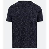 Imagem da oferta Camiseta em Meia Malha Mesclada com Manga Curta - Tam PP