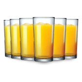 Imagem da oferta Jogo De Copos Em Vidro Kit 6 Peças Cozinha Água Suco Drink