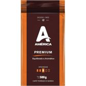 Imagem da oferta 10 Pacotes Café Torrado e Moído Vácuo América Premium - 500g
