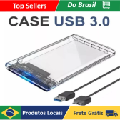 Imagem da oferta Case Hd Externo 2.5 Notebook Usb 3.0 compativel Ps4 Xbox One Pc 6gbps